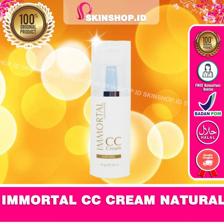 Immortal CC Cream 30gr Original / CC BPOM Aman