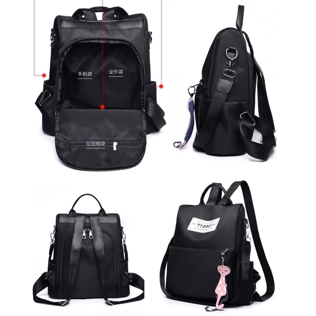 TAS WANITA 3126 - TAS RANSEL WANITA IMPORT MURAH RANSEL FASHION KOREA - E