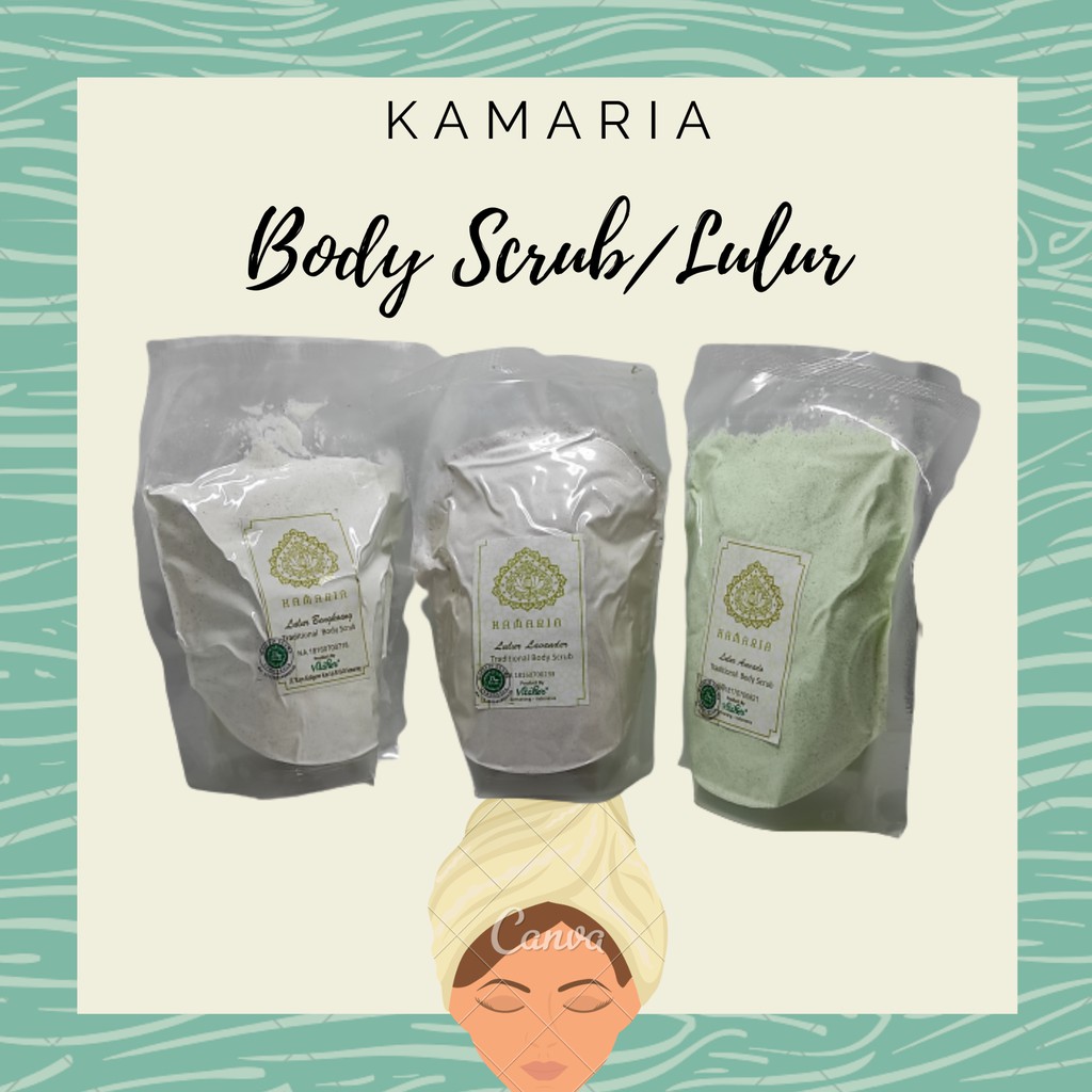 kamaria tradisional body scrub/lulur