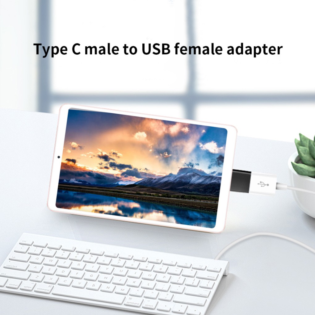 Type-c to USB Adapter Mobile Phone Mini Type-c Converter Fast Data Transmission OTG Adapter 10pcs huiteni