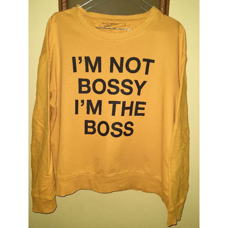 Sweater Logo Jeans Wanita Original Preloved