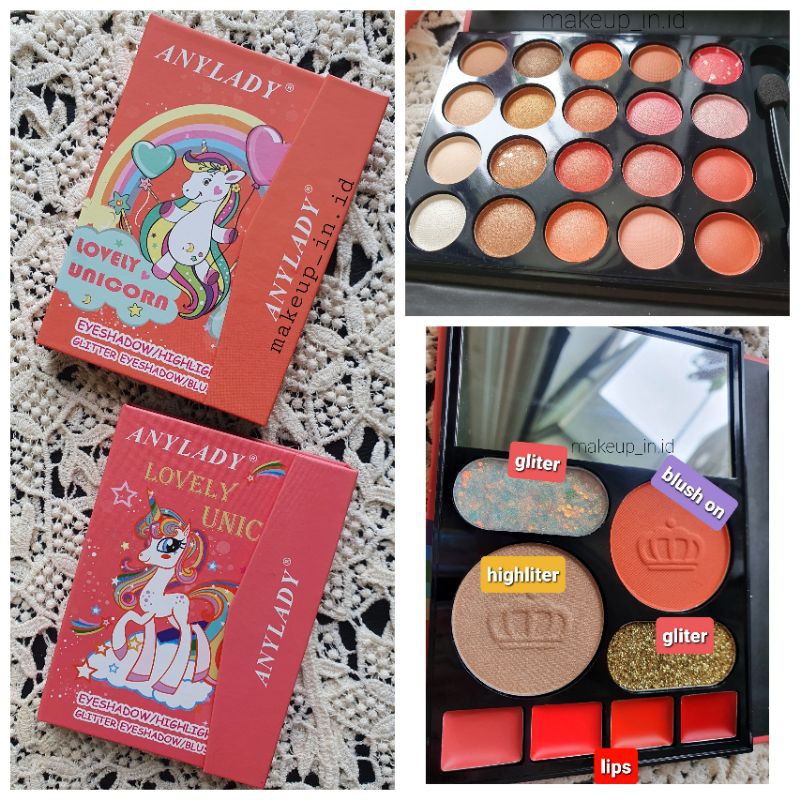 EYESHADOW LOVELY UNICORN BY ANYLADY | EYESHADOW UNICORN
