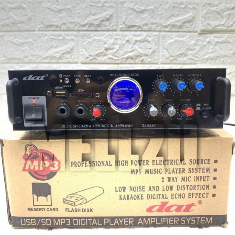Amplifier Karaoke Dat DA 6250 Original Bluetooth - USB