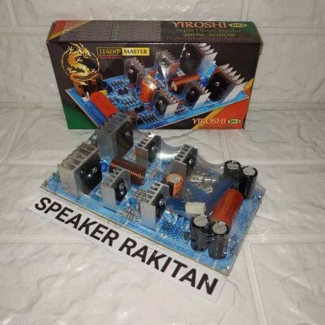 Kit Super Driver Biopolar professional power amplifier NEW YIROSHI MK-5( 200- 2000W)