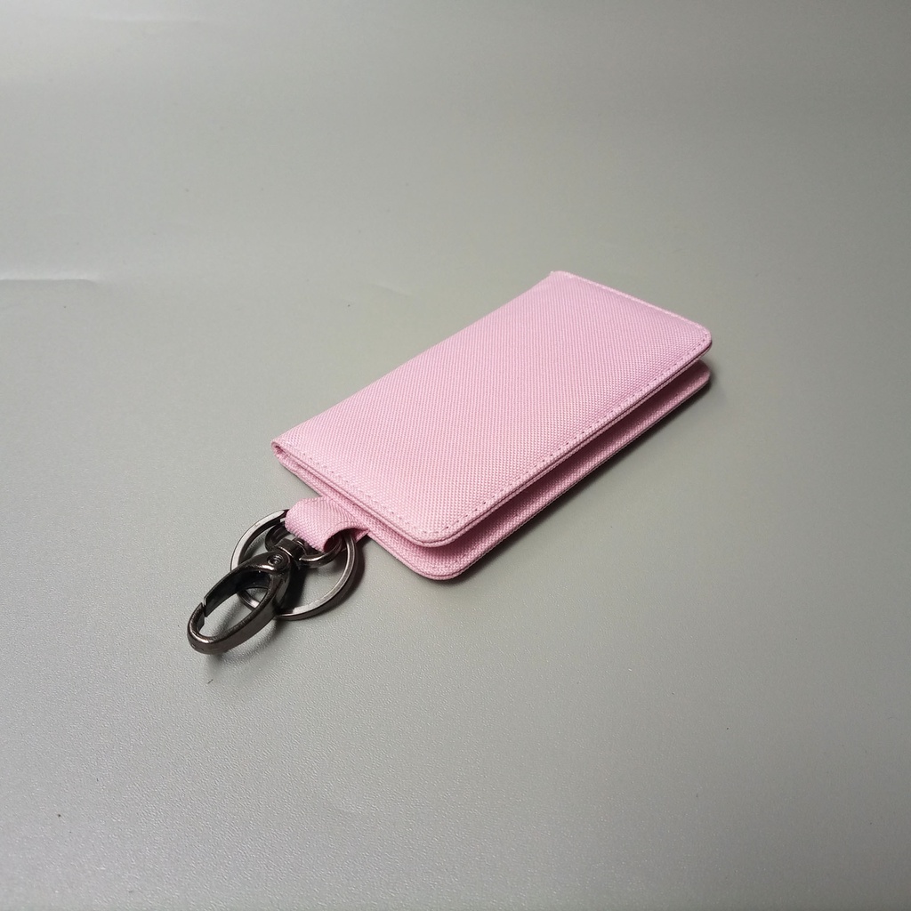 gantungan kunci Motor Dompet Stnk Mobil pINK - WSGK087