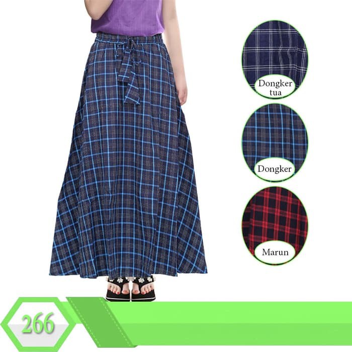 Rok Anak Perempuan - Rok Celana Anak - Basic Skirt Rok Tutu Rok Anak Rok Panjang Anak Motif Kotak