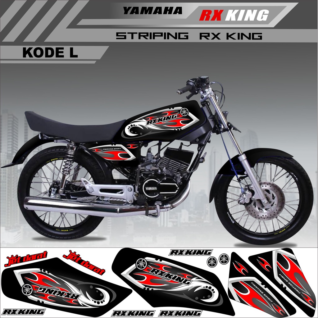 Jual Striping Rx King Variasi Stiker Custom Rx King Sticker Rx King KODE L Indonesia Shopee Indonesia