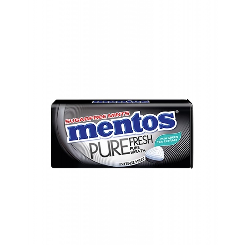 MENTOS Pure Fresh Tin - INTENSE MINT (35g)