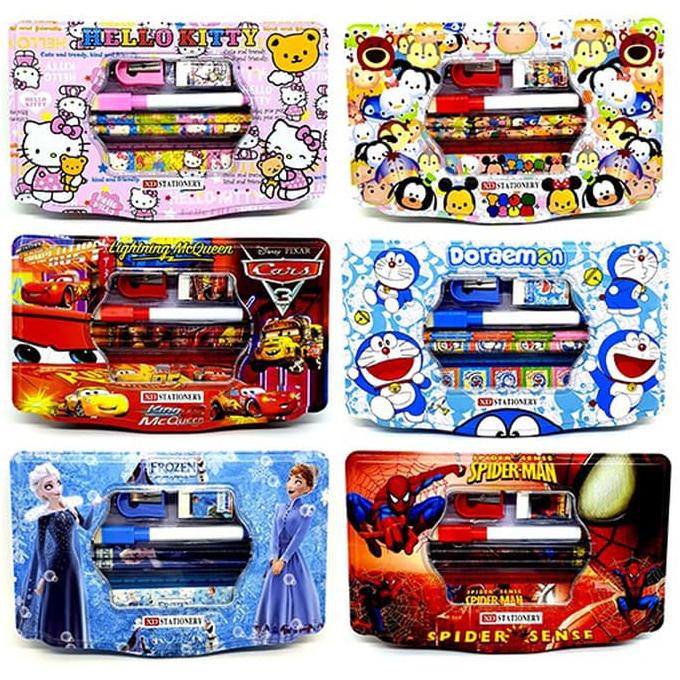 

Top!! Kotak Pensil Jumbo Set Tempat Alat Tulis Sekolah
