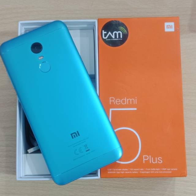 Jscofficialstore Handphone Redmi 5 PLUS RAM 3/32 Second/Seken Fullset Nominus