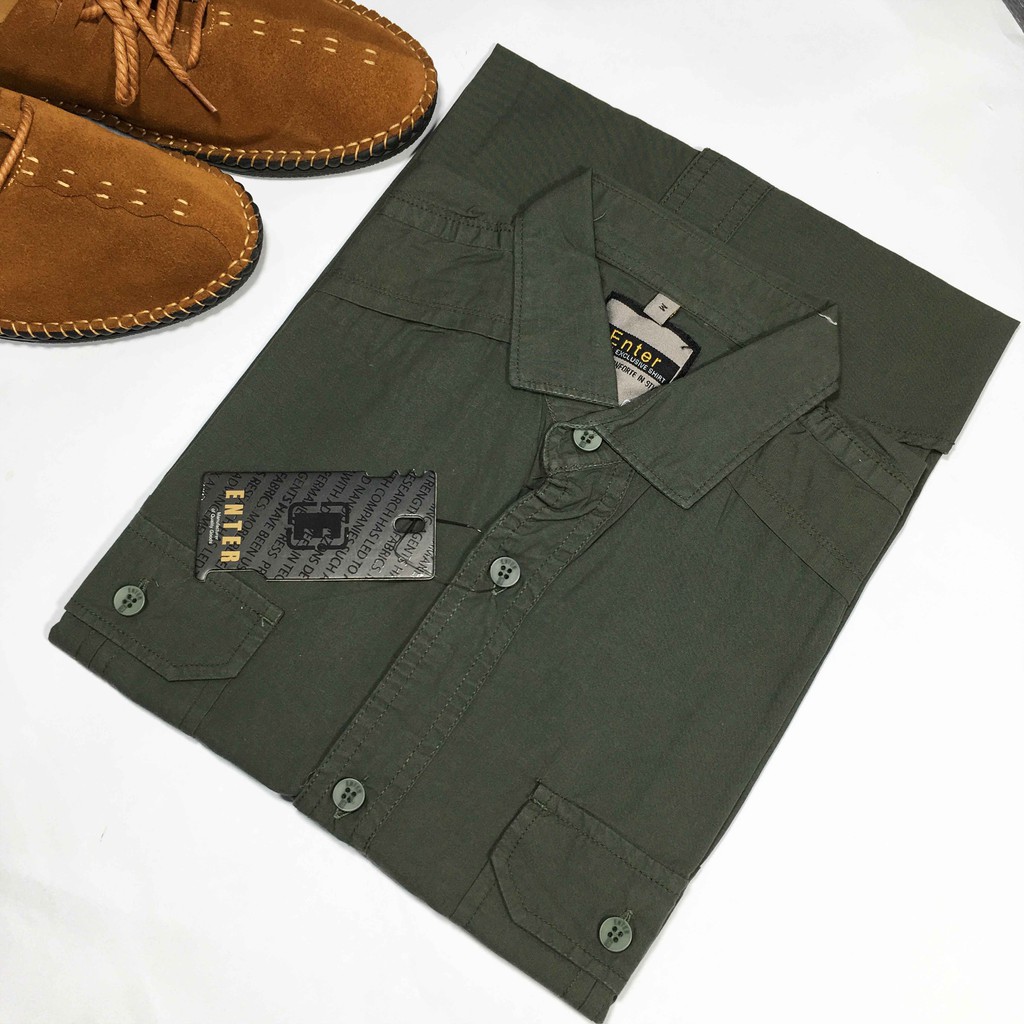 VOLCOM KEMEJA POLOS PRIA / BAJU KEMEJA PRIA