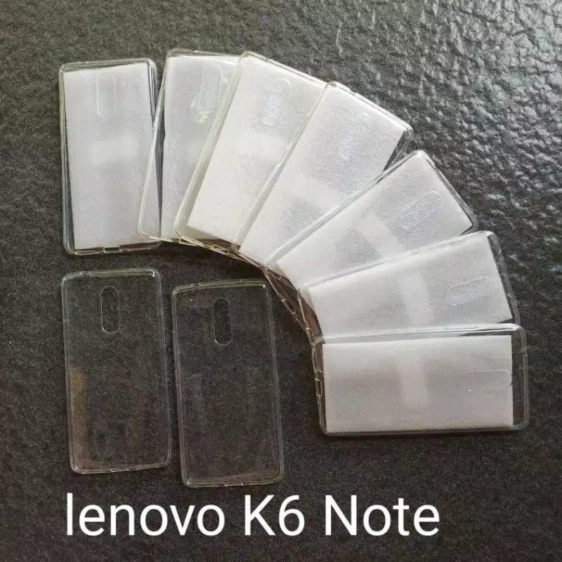 Case bening Lenovo K6 note . A1000 anti crack soft softcase softshell silikon cover