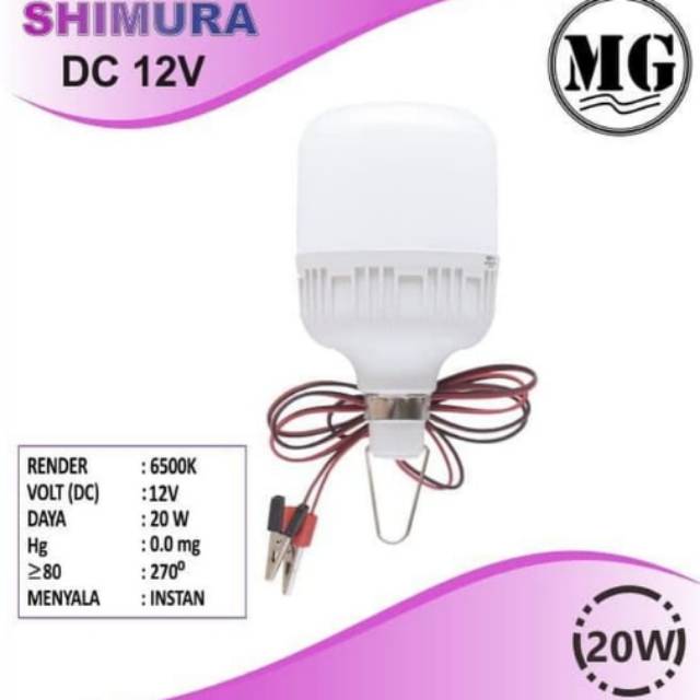 Bohlam LED DC-12V 20W SHIMURA