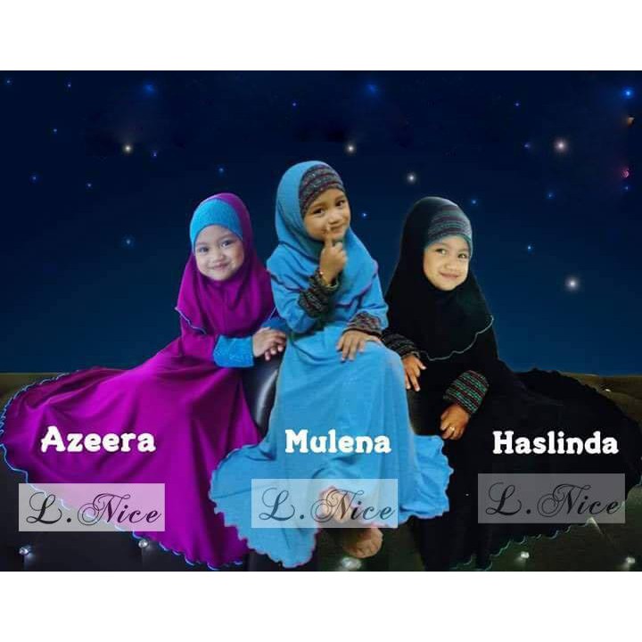 Baju Gamis anak perempuan Size 8-12 Tahun