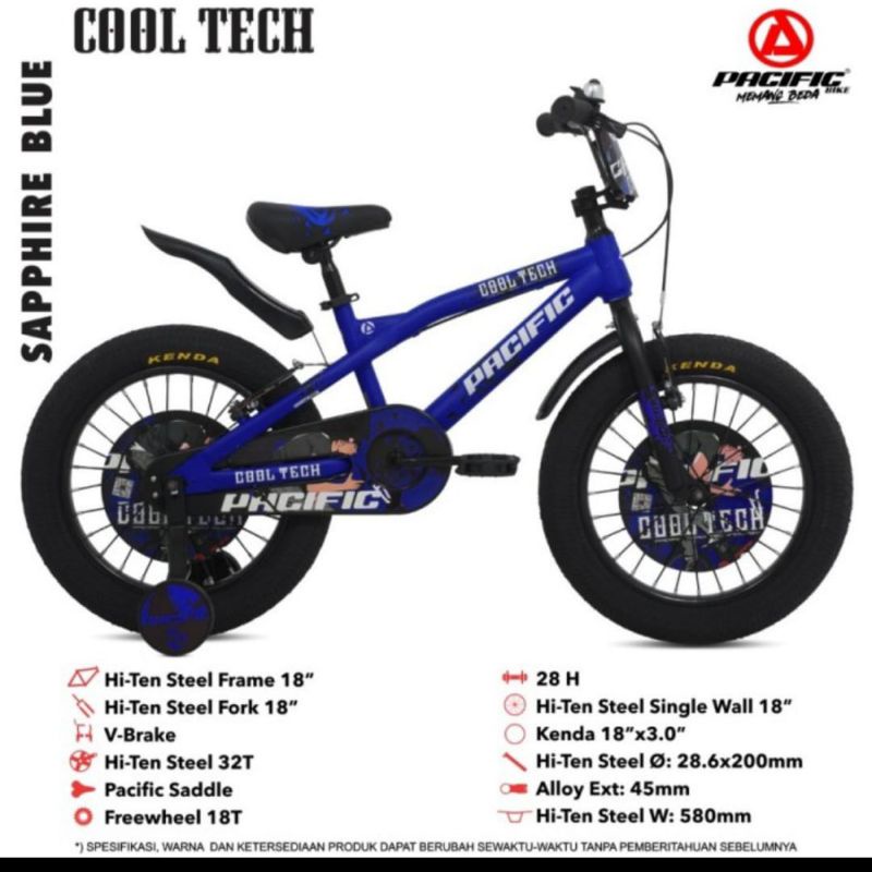 SEPEDA ANAK BMX 18 INCH PACIFIC COOL TECH