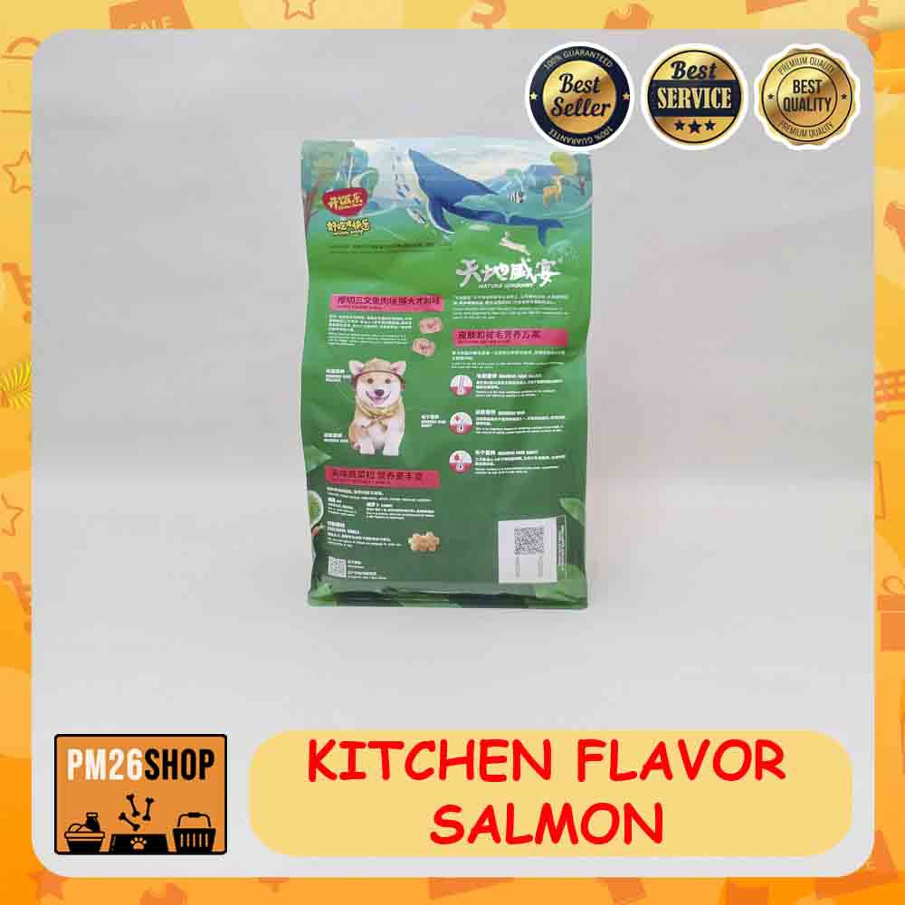 Makanan Anjing Dog Food Kitchen Flavor Salmon 1.5kg