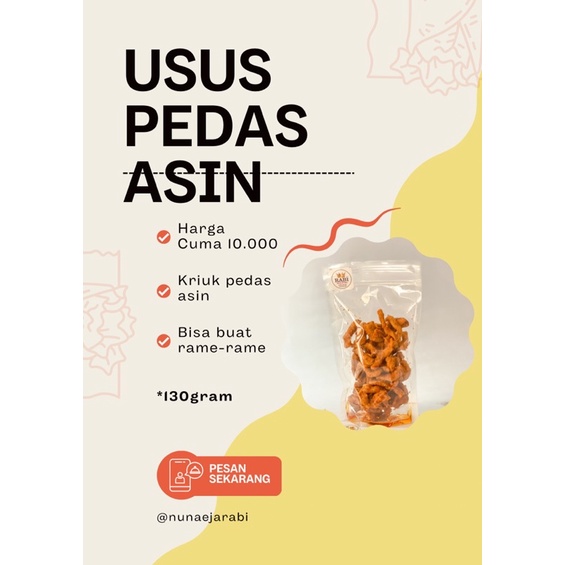 

Usus Pedas Asin