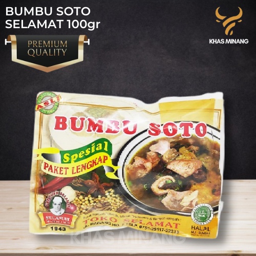 

Bumbu Masak Soto Nikma 100gr Bumbu Soto Ayam Daging Toko Selamat Citarasa Khas Padang Minang