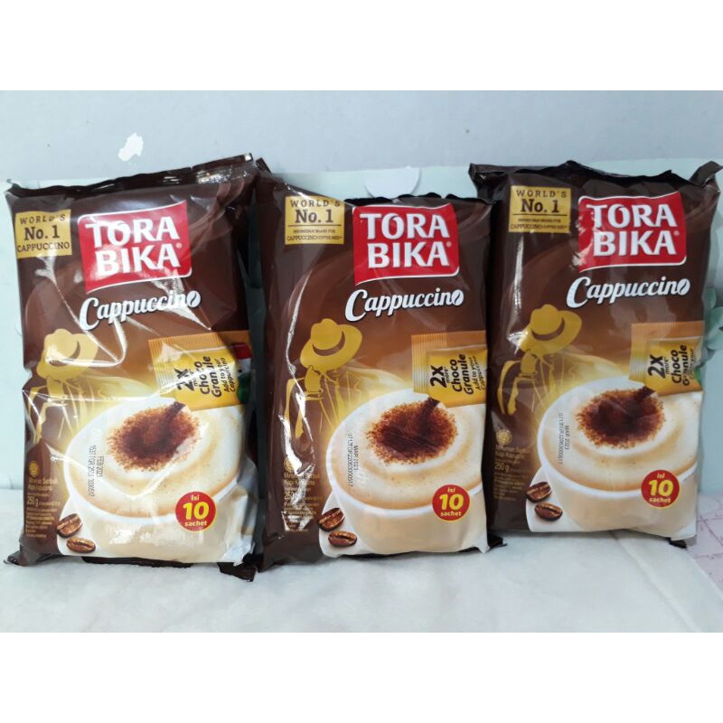 

TORABIKA Cappuccino Coffee Mix with Choco Granule 10x25g