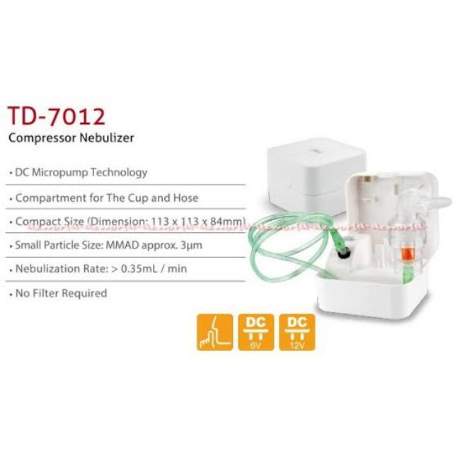 Family Dr TD 7012 Nebulizer Alat Uap