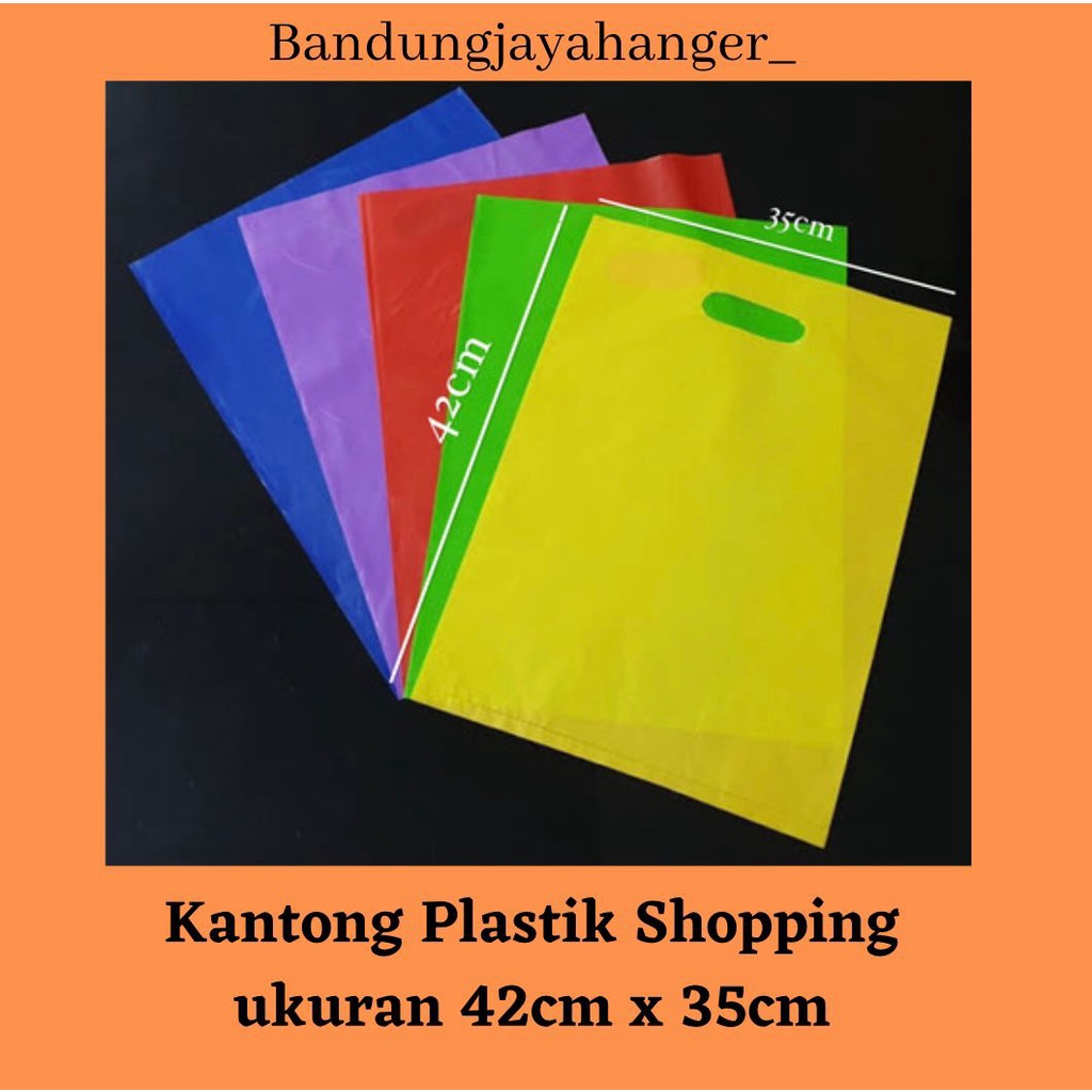 KANTONG PLONG UKURAN 42CM x 35CM ISI 50 BH | KANTONG KRESEK | SHOPPING BAG | KANTONG PLASTIK