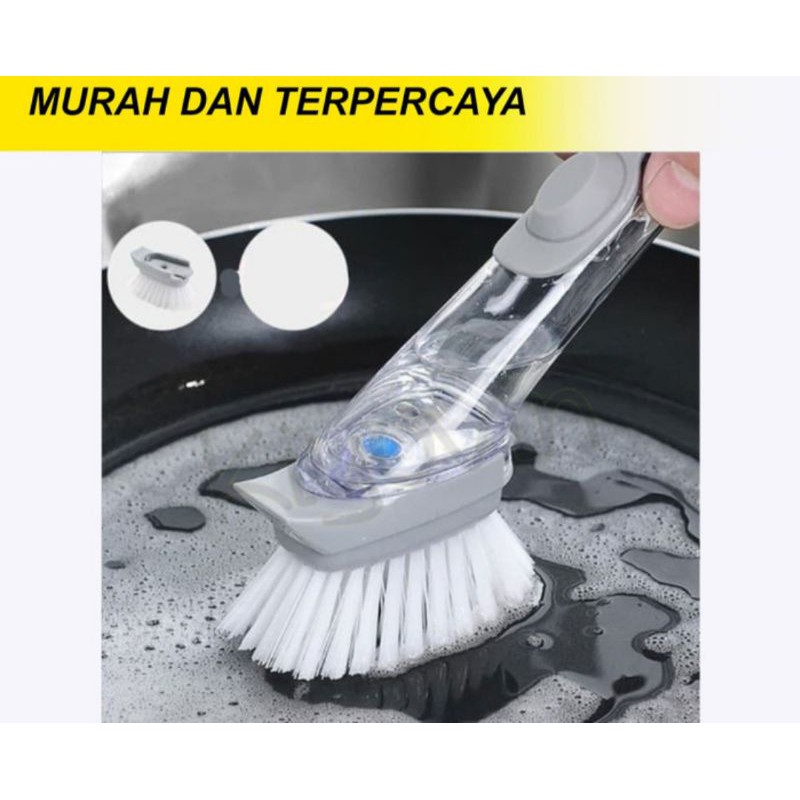 sikat cuci piring panci brush gagang