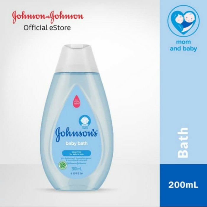 JOHNSONS BABY BATH BLUE 200ML / SABUN BAYI