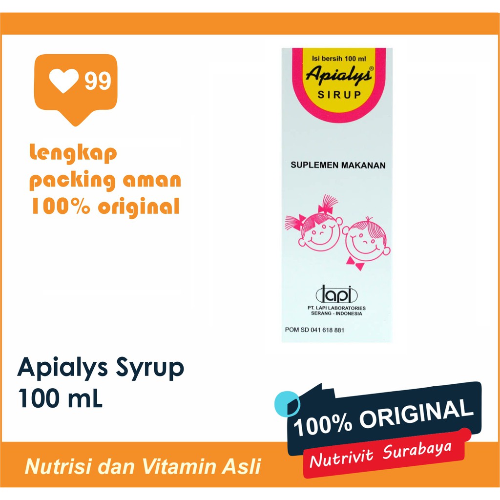 APIALYS SYRUP 100ML