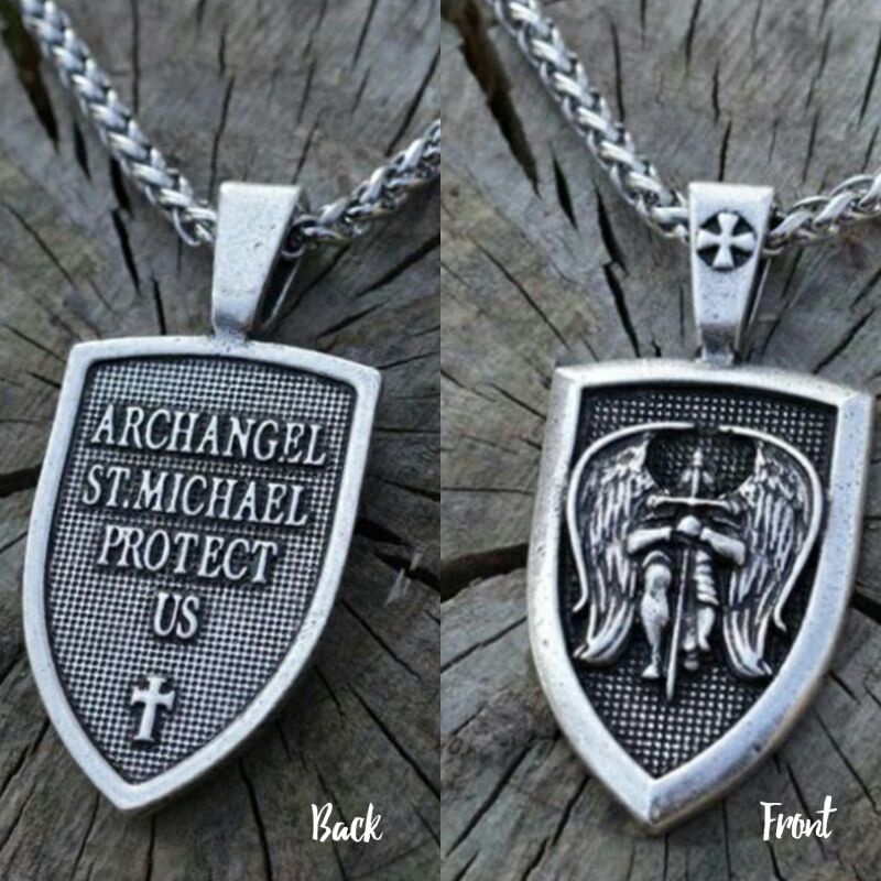 Kalung pria wanita tengkorak punk style men women necklace angel series