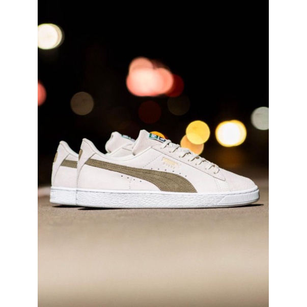 PUMA SUEDE CREAM GREEN ORIGINAL 100% - SEPATU PRIA - SEPATU WANITA - SEPATU PUMA ORIGINAL 100% - PUM