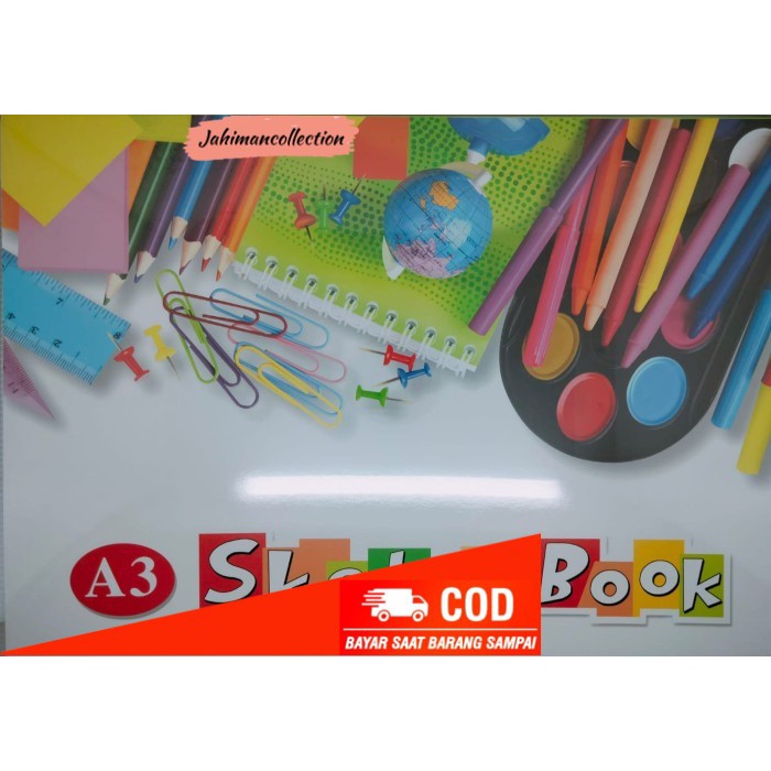 

✨ BISA COD ✨ Sketch Book Buku Sketsa Kiky A3 50 lembar