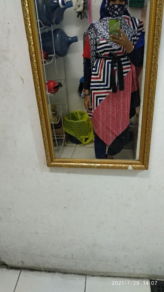 Baju Batik Wanita Modern Monalisa Genes M,l,xl Asli Pekalongan