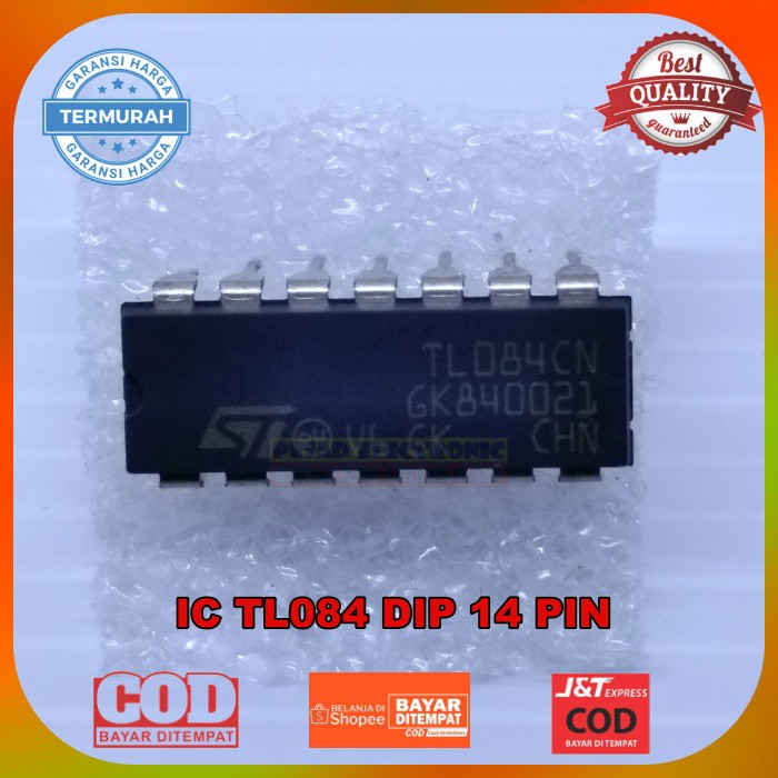 IC TL084 IC TL084CN OriginaL TL084 -- TL 084 CN DIP 14