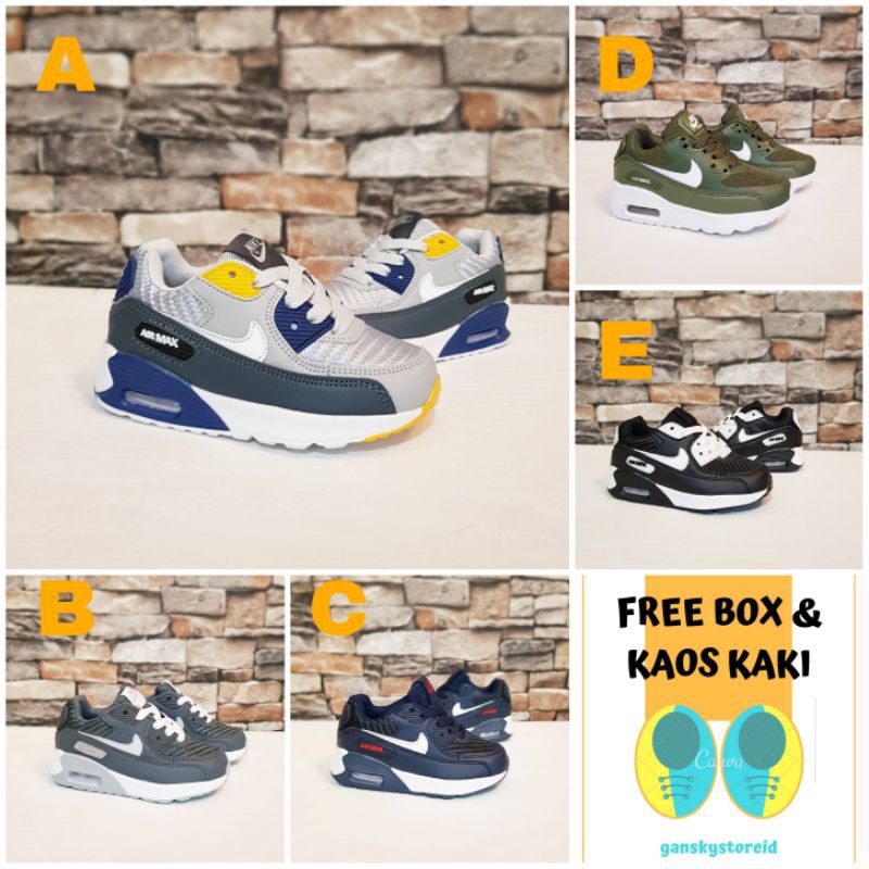 SEPATU ANAK LAKI LAKI NIKE AIRMAX KIDS PREMIUM HIGH QUALITY SEPATU ANAK IMPORT