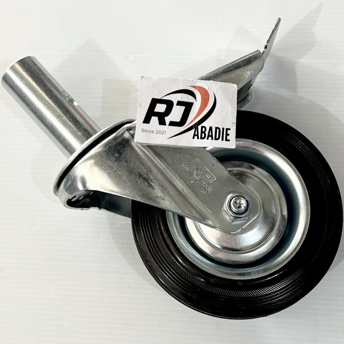 Roda Steger Scaffolding Tusuk Hidup Rem Skafolding Caster Karet Nylon 6 Inch 8 Inch