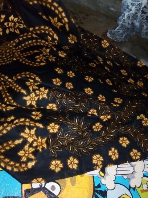 Baju Setelan Batik Keluarga Motif Cendrawasih Kuning / Bisa Pisah Batik Anak