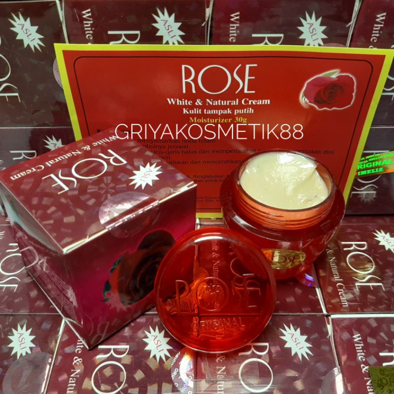 CREAM ROSE ORIGINAL IMELIA POT TIMBUL ecer