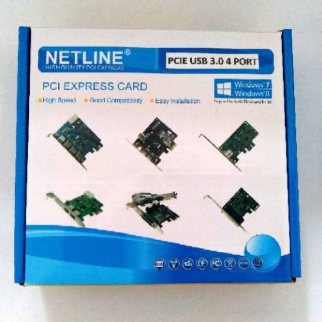 PCI Express USB 3.0 4 Port NETLINE