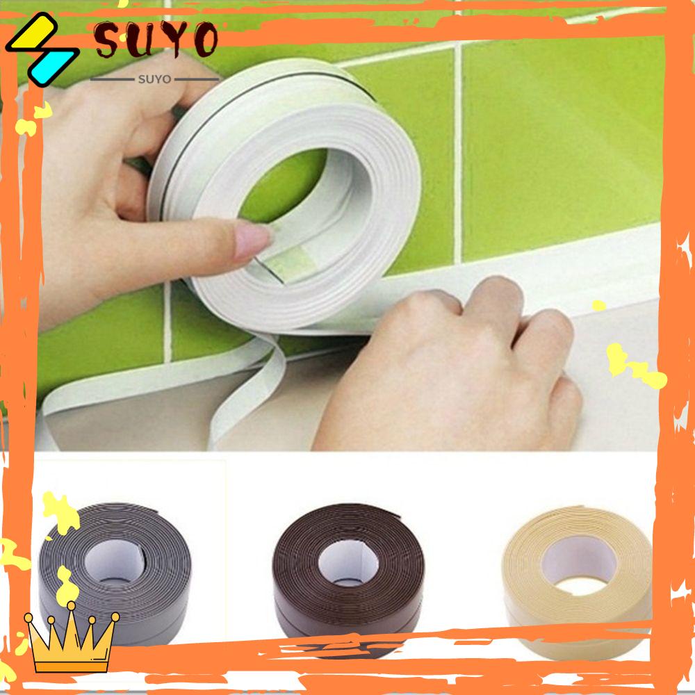 Suyo Tape Stiker Segel Celah Bak Mandi / Wastafel / Gap Anti Air