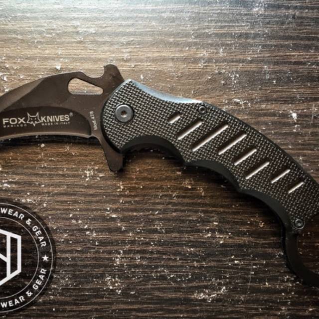 GOYANG HARGA:: Fox Knives Karambit F91 Tactical Outdoor EDC Pocket Folding Knife 100%ORIGINAL