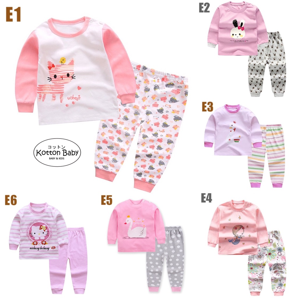 0-48 bln PIYAMA BAYI PIJAMAS BAJU TIDUR ANAK SLEEPWEAR LZ Catalog E