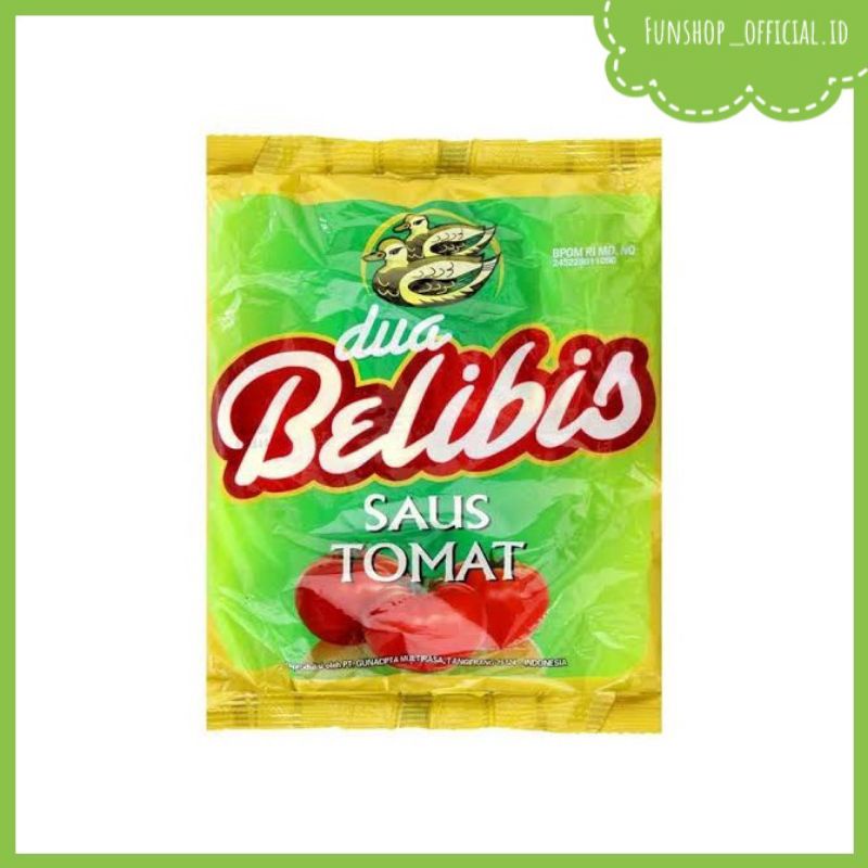

DUA BELIBIS SAUS TOMAT SACHET 24X9GR