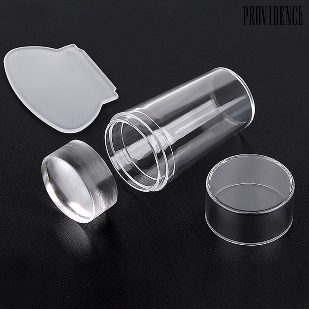 Providence 1 Set Dust-proof Nail Seal Practical Plastic Portable Lid Design Finger Nail Art Seal for Home