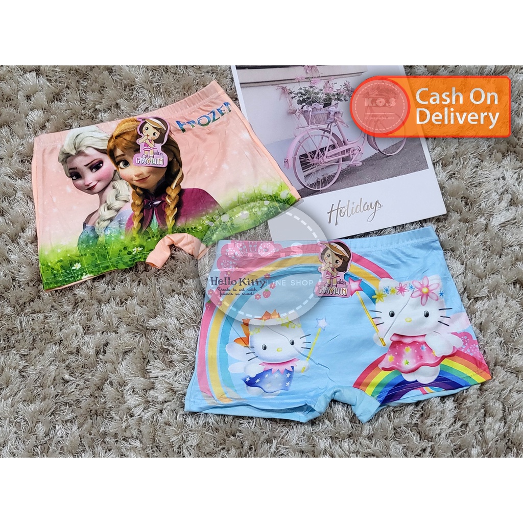 celana dalam anak perempuan cd boxer anak cewek size s,m,l,xl