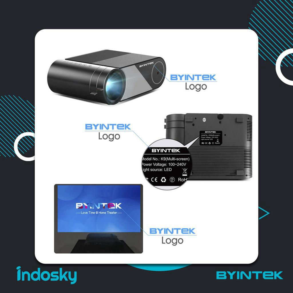 PROMO Proyektor K9 PLUS Original Full HD | Byintek K9 Mirroring | Proyektor Mini Original | Projector Original | Proyektor Mini | Proyektor HD | Proyektor Portable | Proyektor Byintek | Mini Projector Original | Pusat Proyektor Indonesia