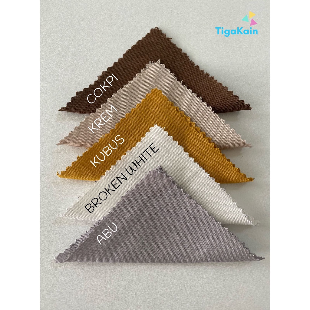 1 Meter Kain Katun Rayon Premium DaVinci Bahan Katun Rayon