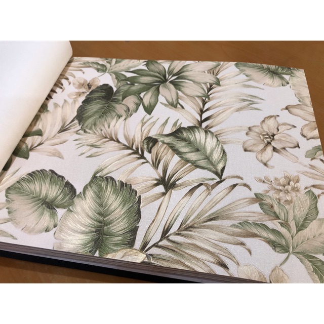  Wallpaper  Dinding  Murah  Tropical Daun Hijau Fresh Shopee  