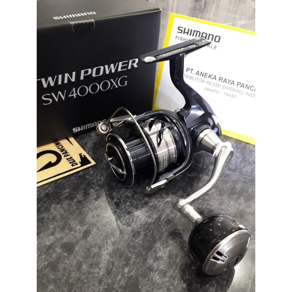 Reel Spining Shimano Twin Power SW  4000XG GARANSI RESMI SHIMANO 1TH