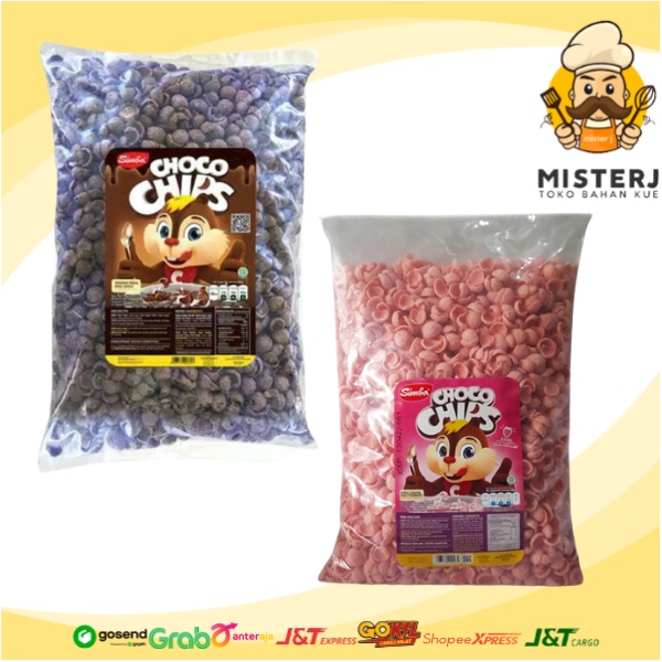 

Choco Chip Simba | 950 Gram | Chocolate | Strawberry