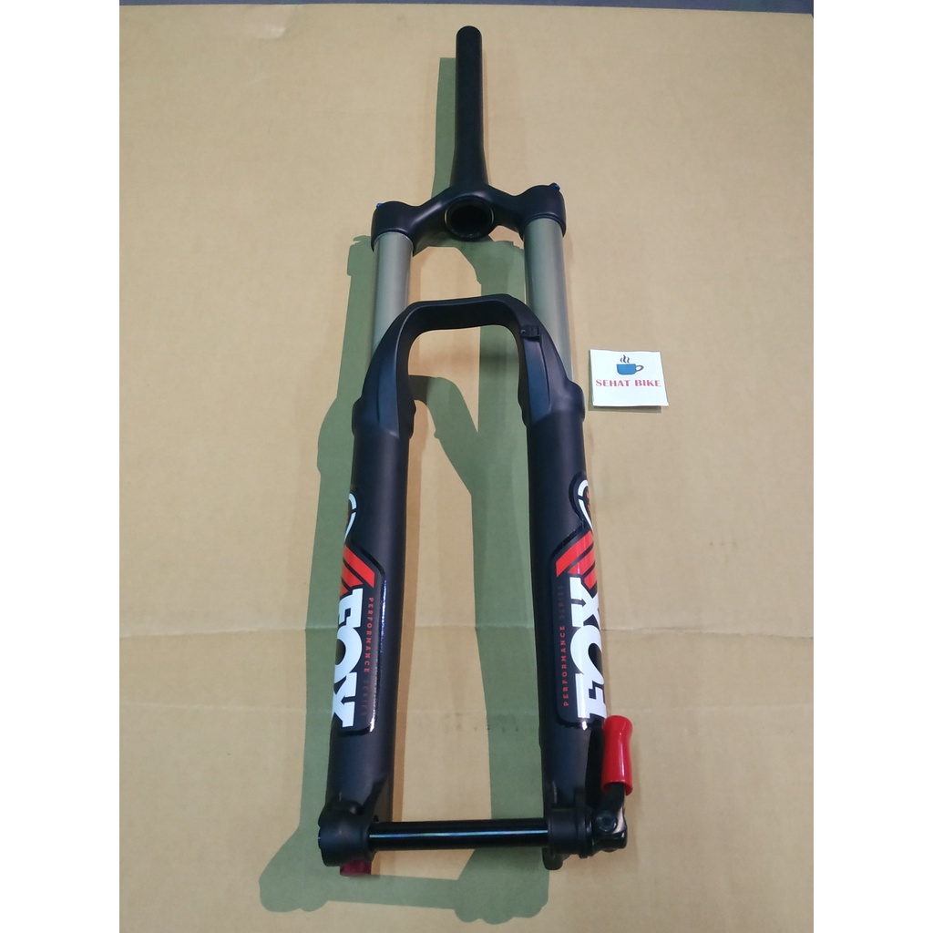 Fork Suspension Sepeda Fox 34 Talas P-S 27,5" Travel 160mm 1.5 Tapperade TA 15x100mm Black/Red Origi
